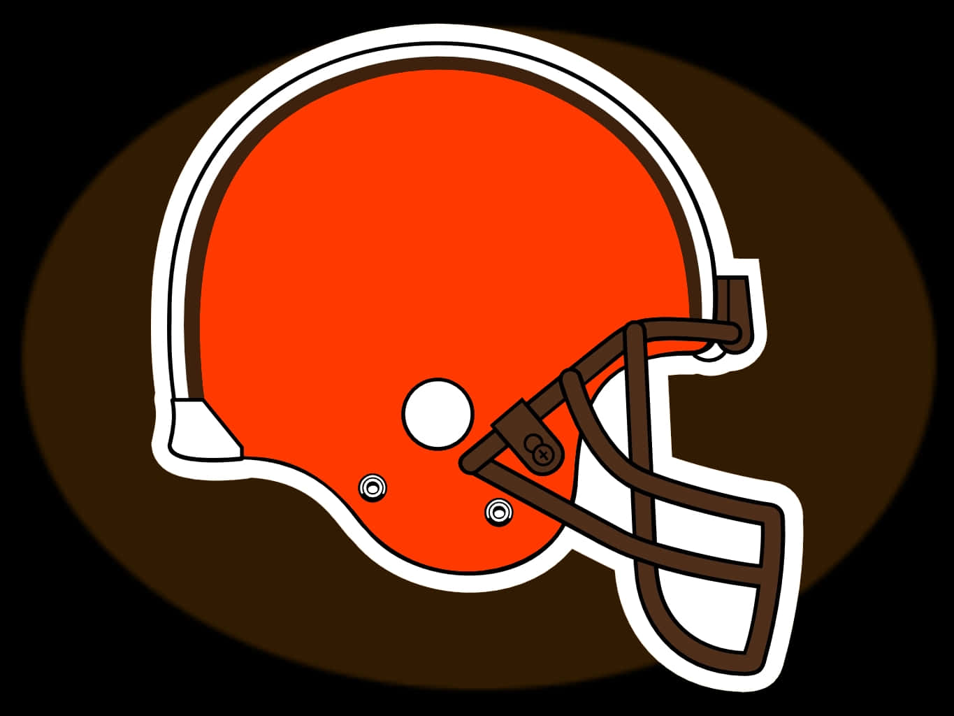 The Official Logo Of The Cleveland Browns Background