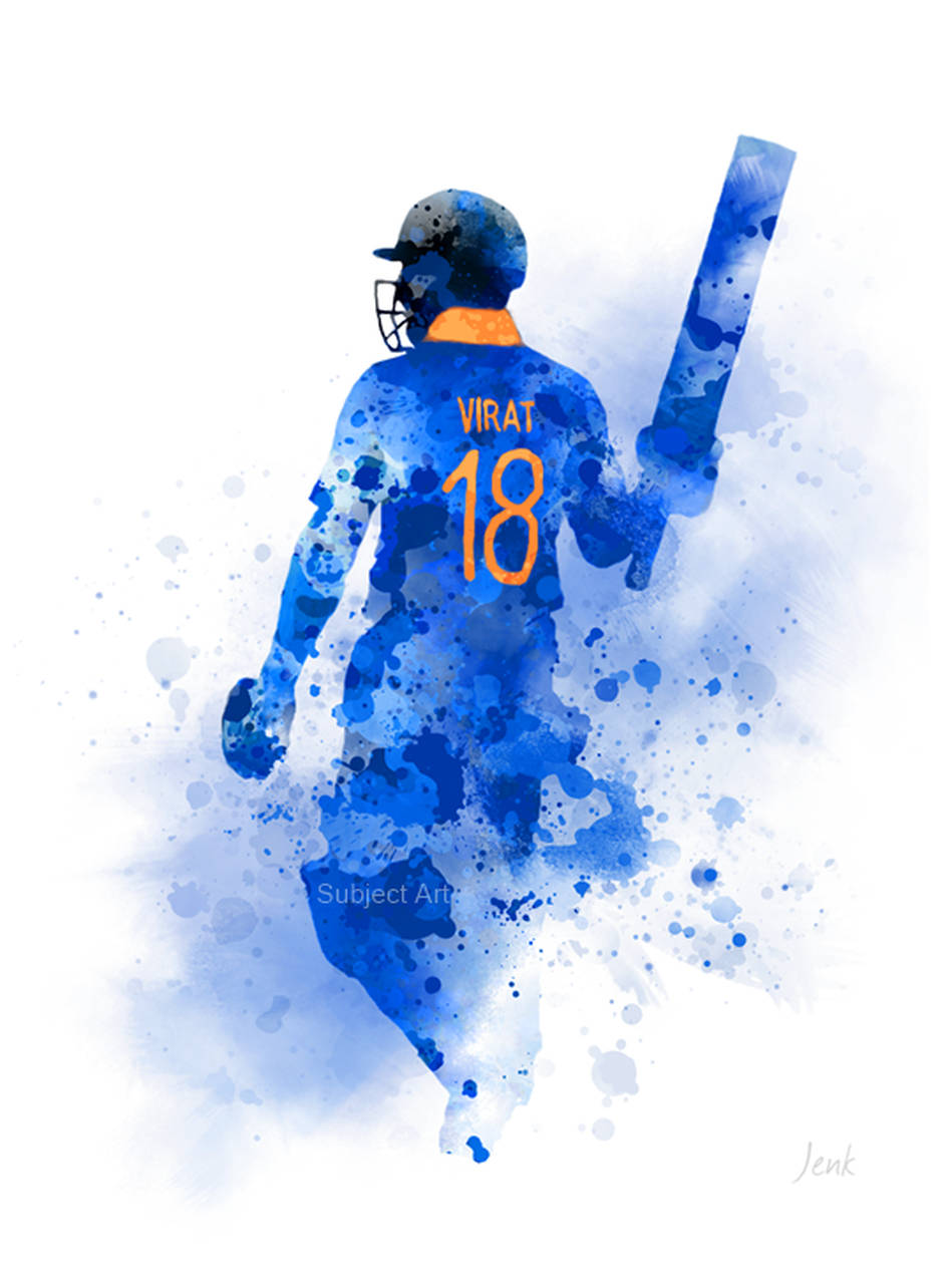 The Official Logo Of The Indian Cricket Team Background