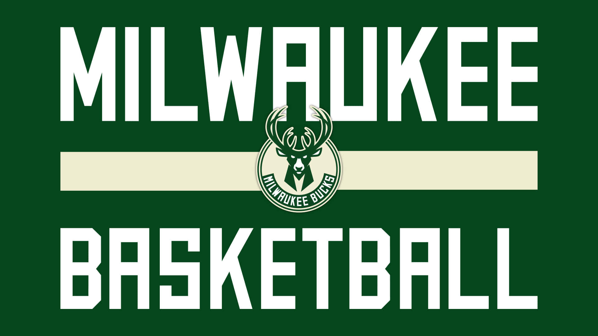 The Official Logo Of The Milwaukee Bucks Background