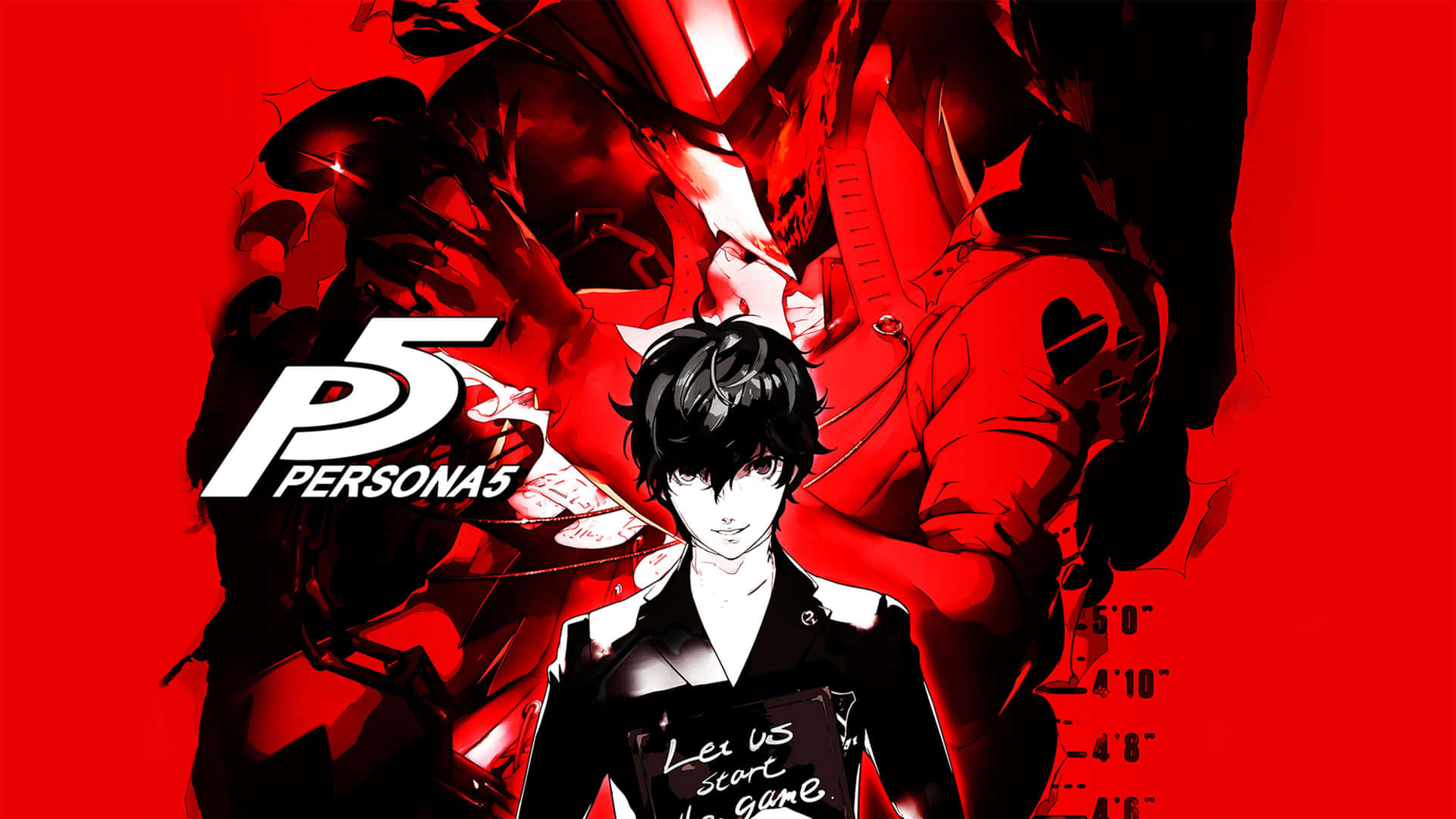 The Official Logo Of The Role-playing Video Game Persona 5. Background