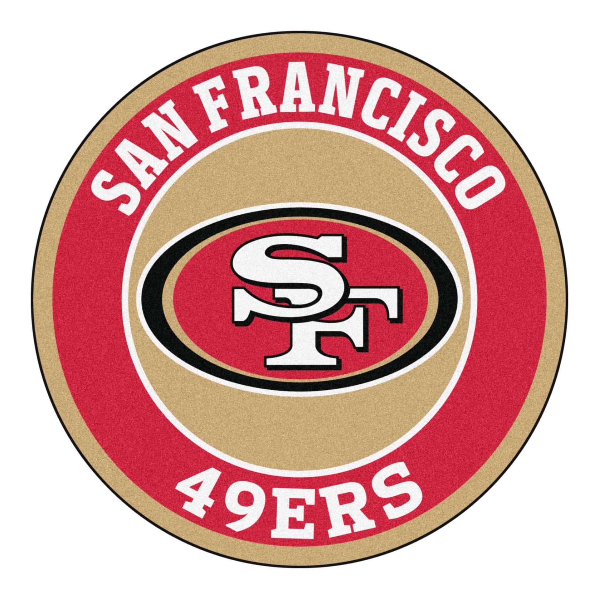 The Official Logo Of The San Francisco 49ers Background