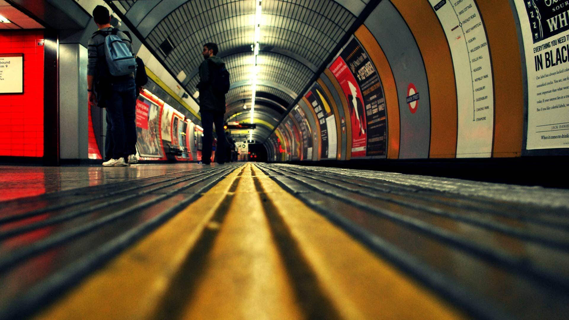 The Old London Underground Tunnel Background