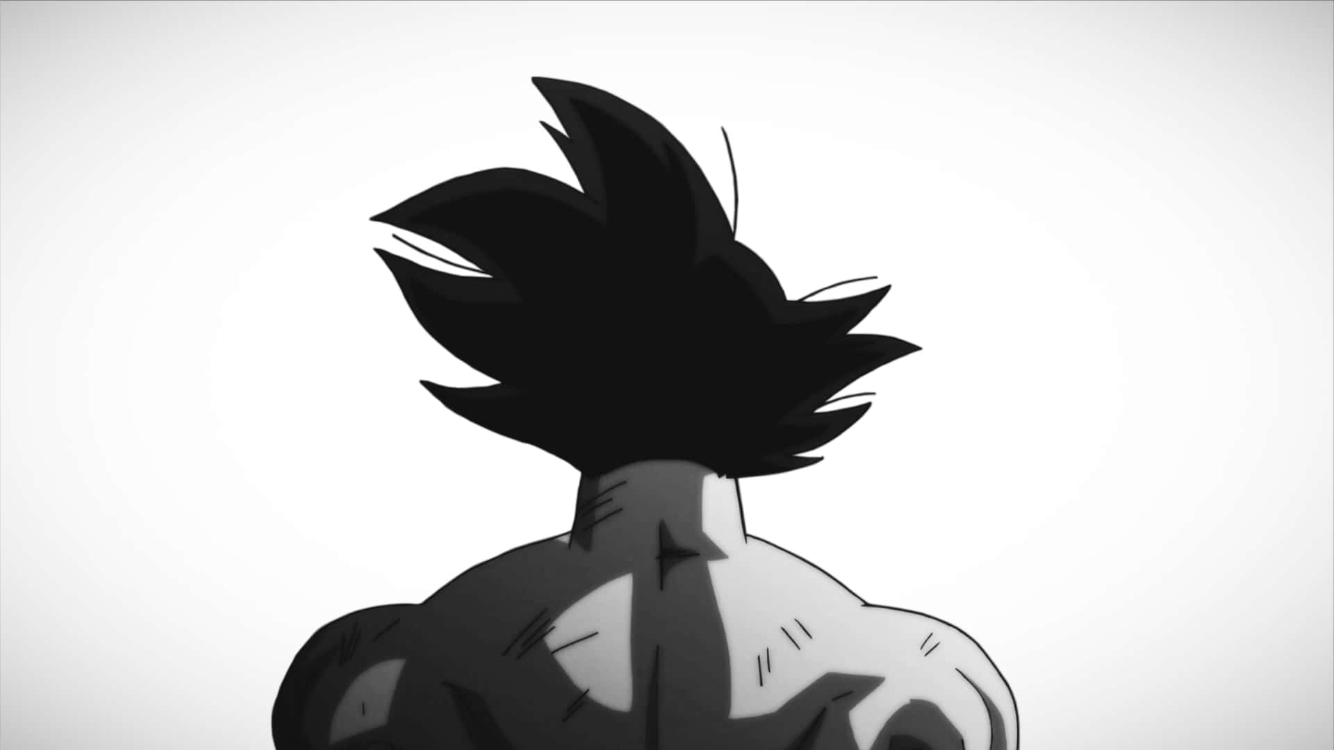 The One And Only Dragon Ball Black And White Background