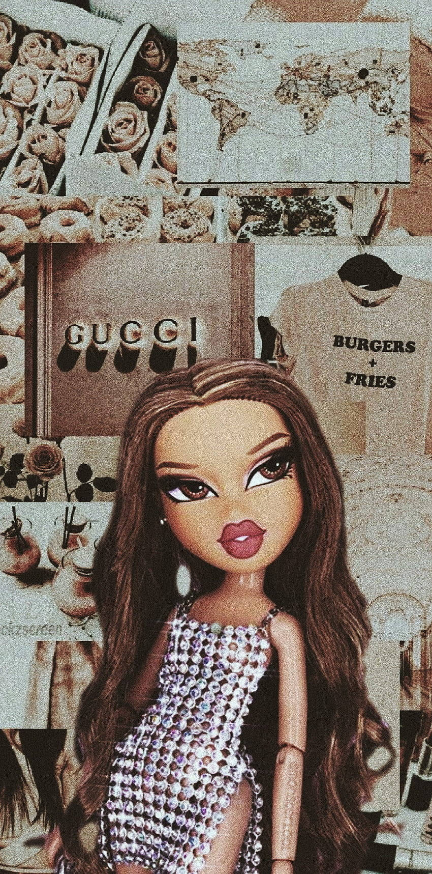 The Original Bratz Dolls, Empowering Young Girls All Over The World With Their Wide Range Of Looks Background