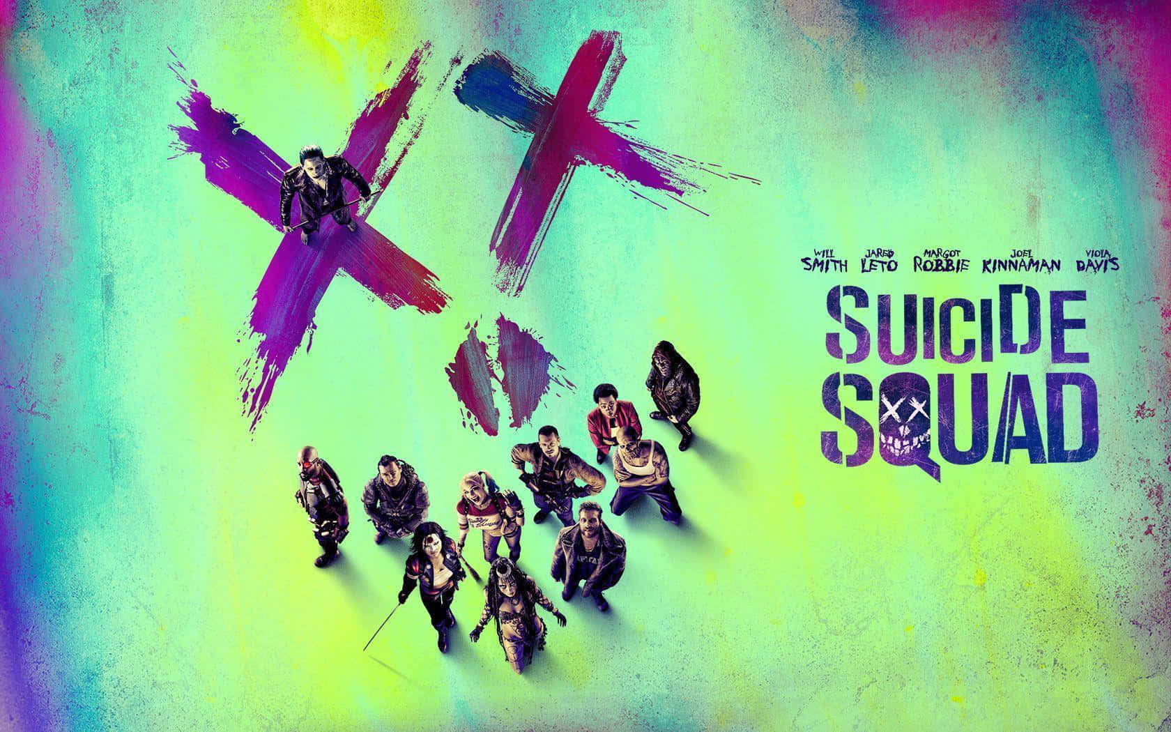 The Original Team Of The Suicide Squad Assembled Background