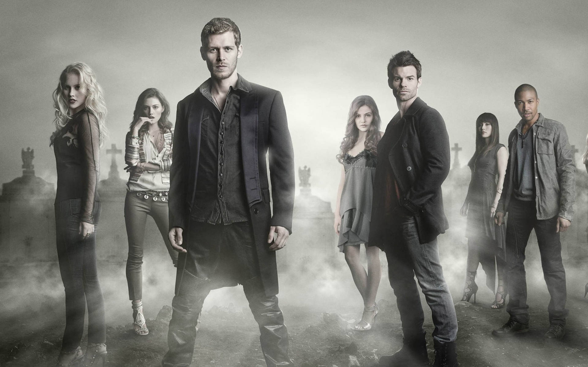 The Originals Main Cast Cover Background