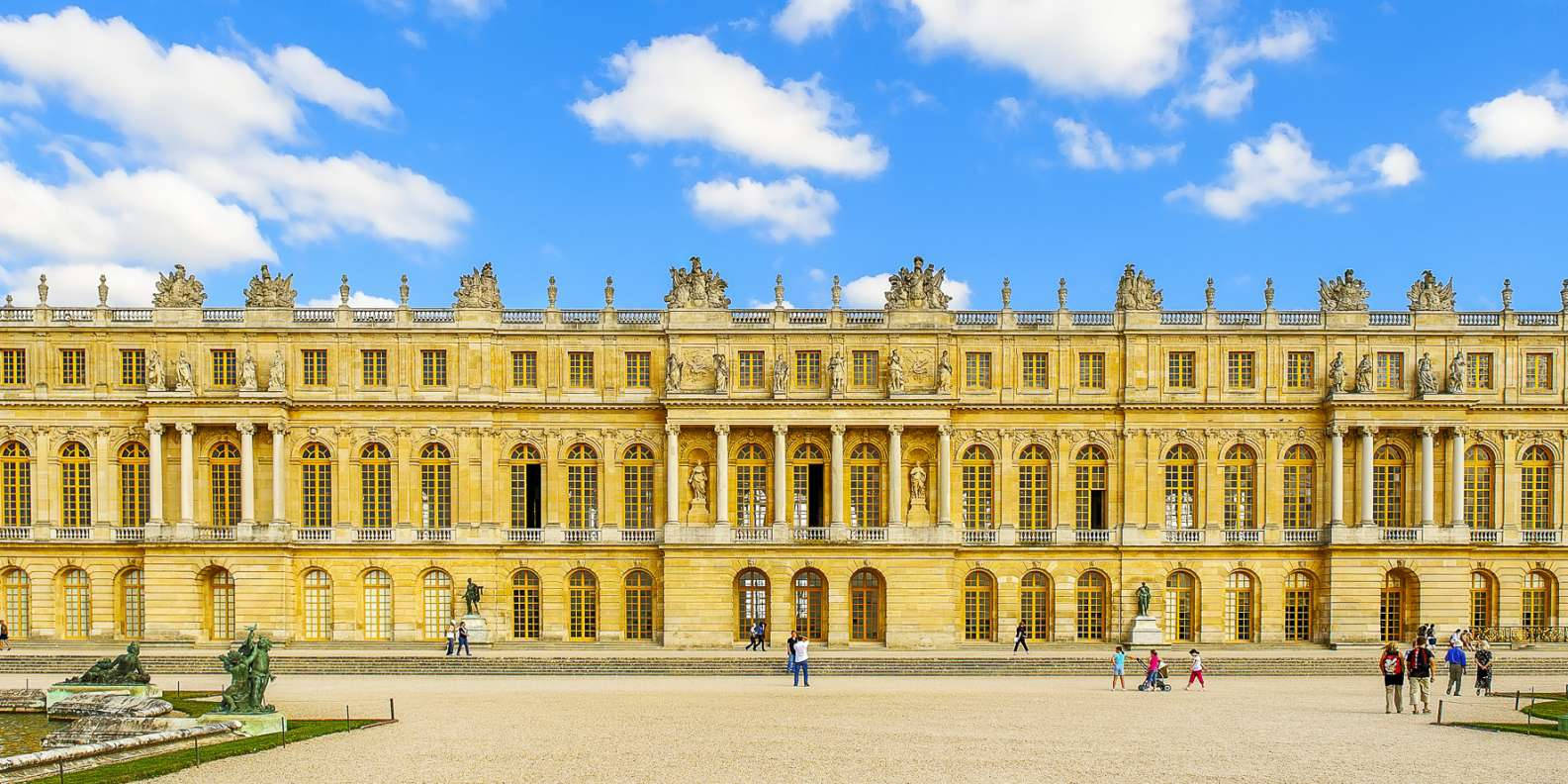 The Palace Of Versailles Digital Art Background