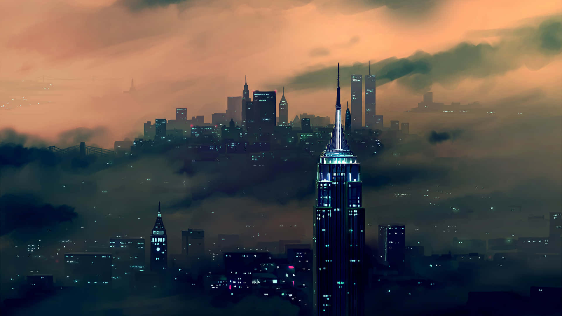 The Palette Of New York Art Background