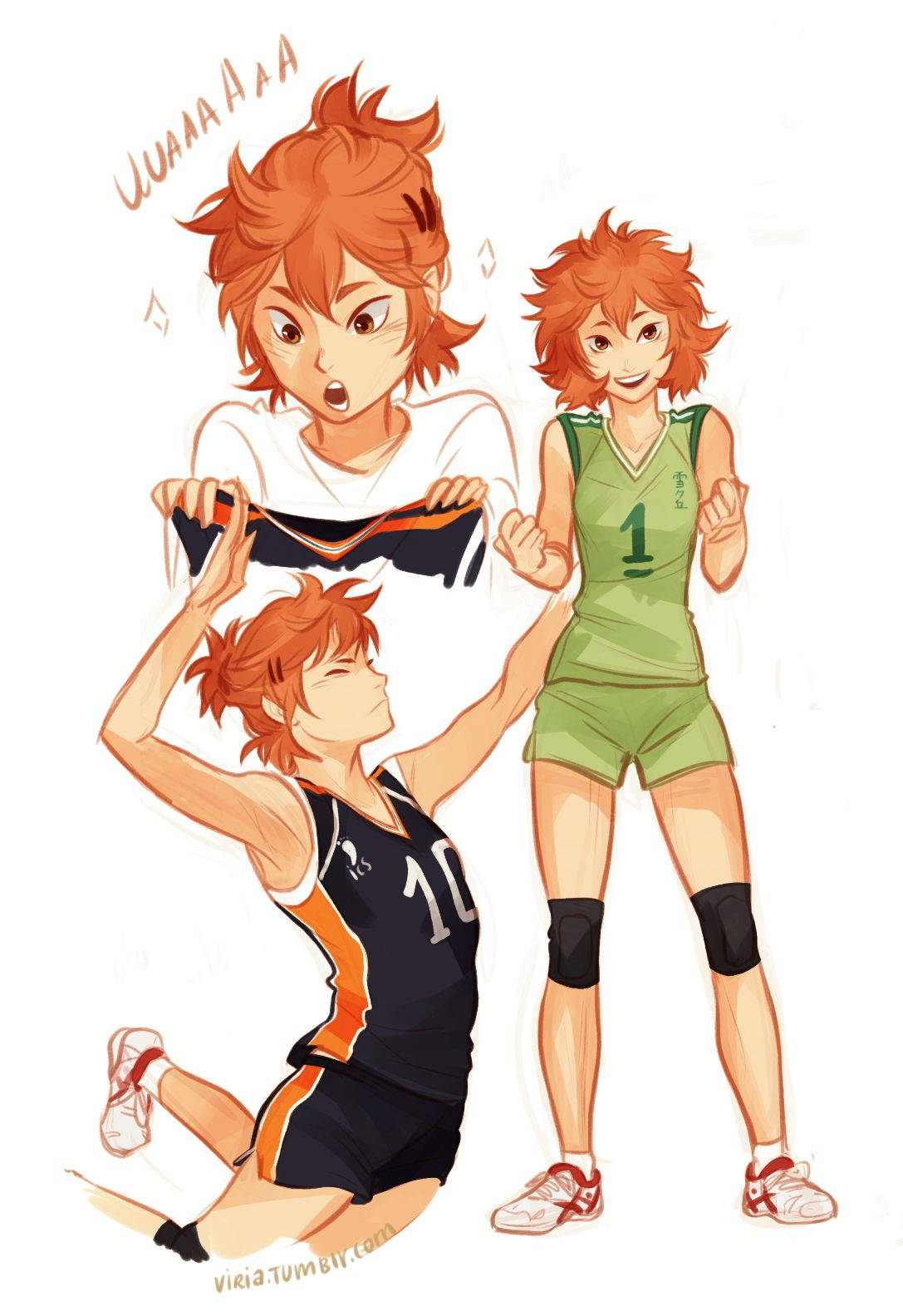The Passionate And Ambitious Hinata Shouyou Strives To Achieve His Dream Of Becoming The Greatest Volleyball Player In The World. Background