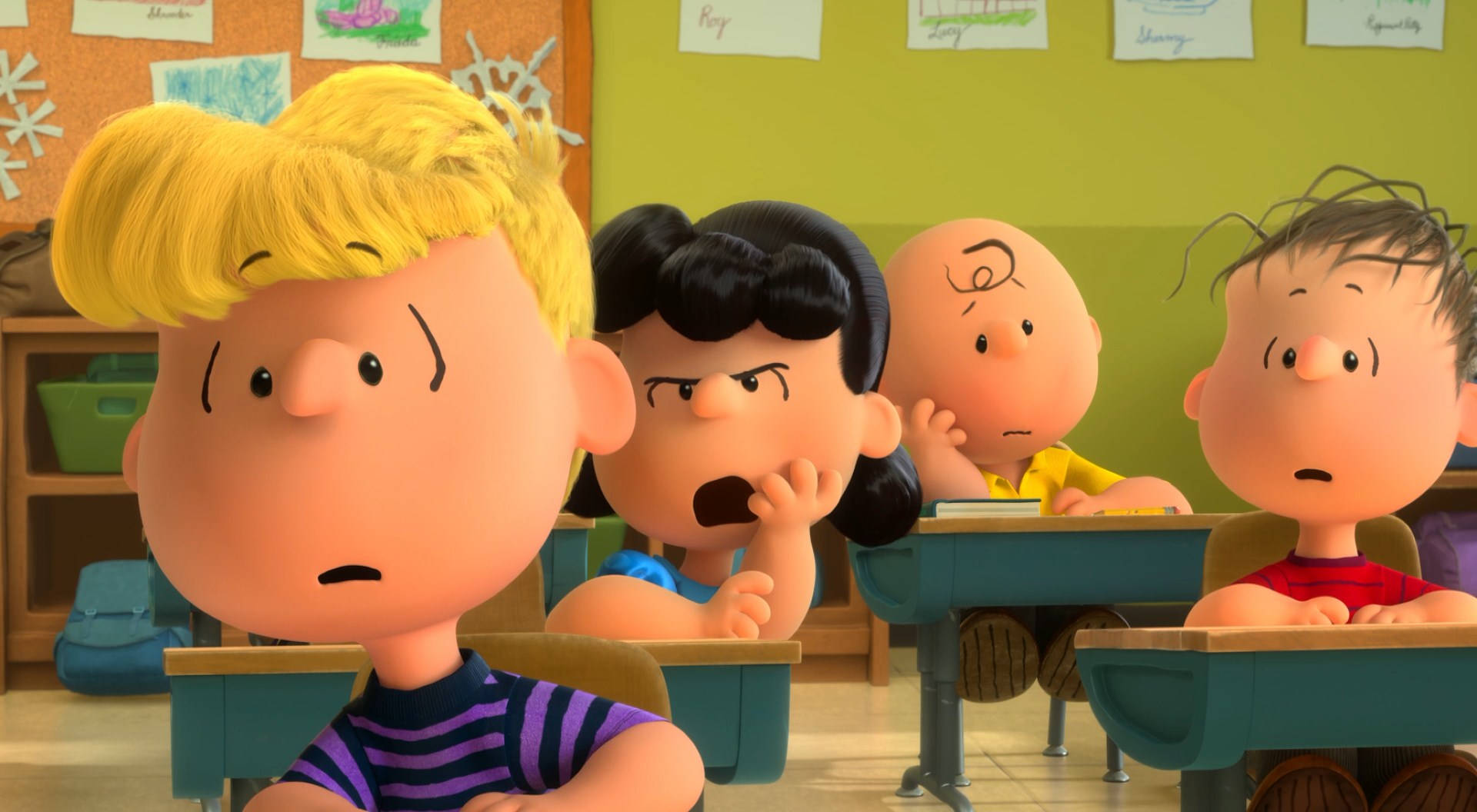 The Peanuts Movie Classroom Background