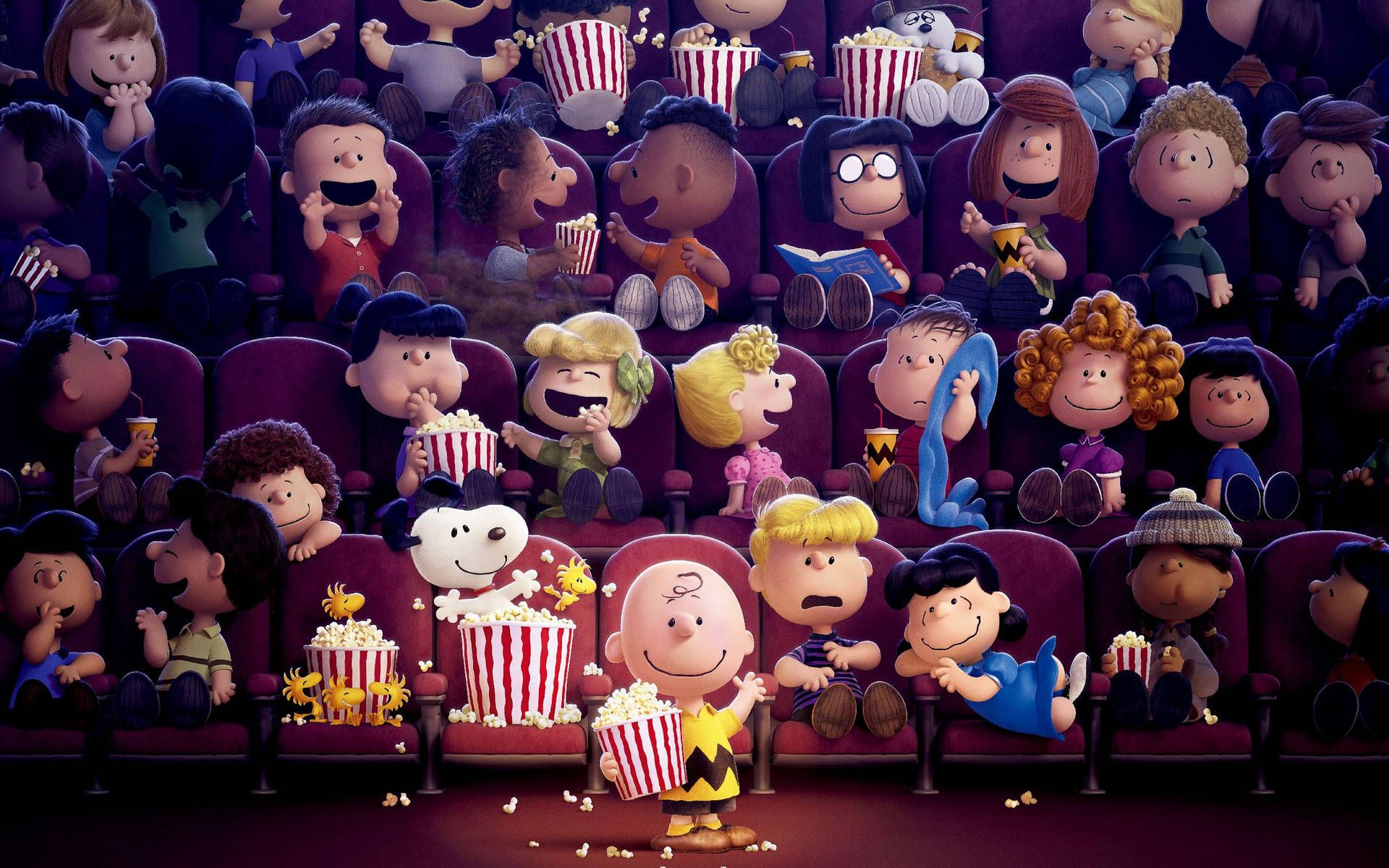 The Peanuts Movie Full-packed Theatre