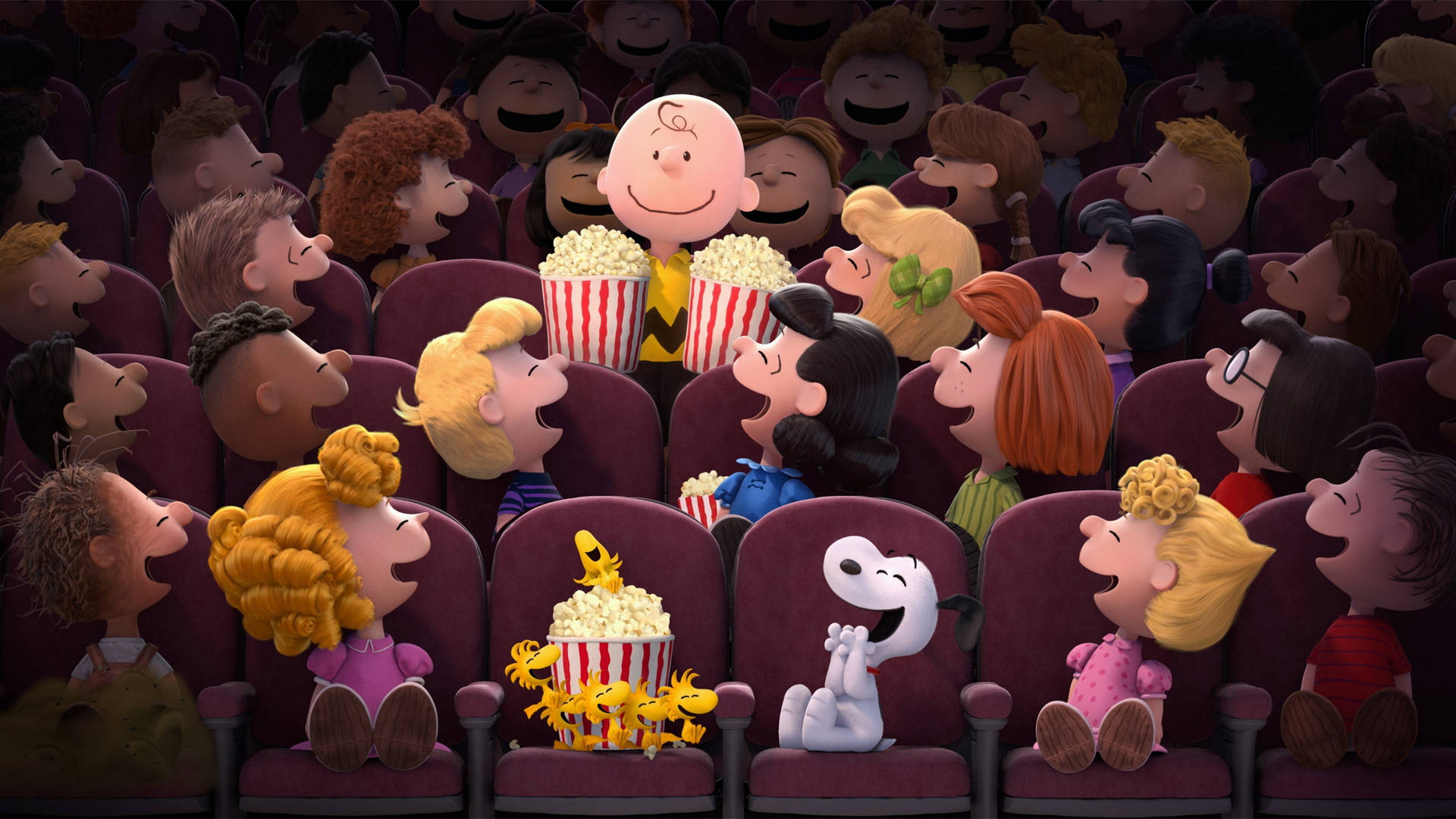 The Peanuts Movie House Poster Background