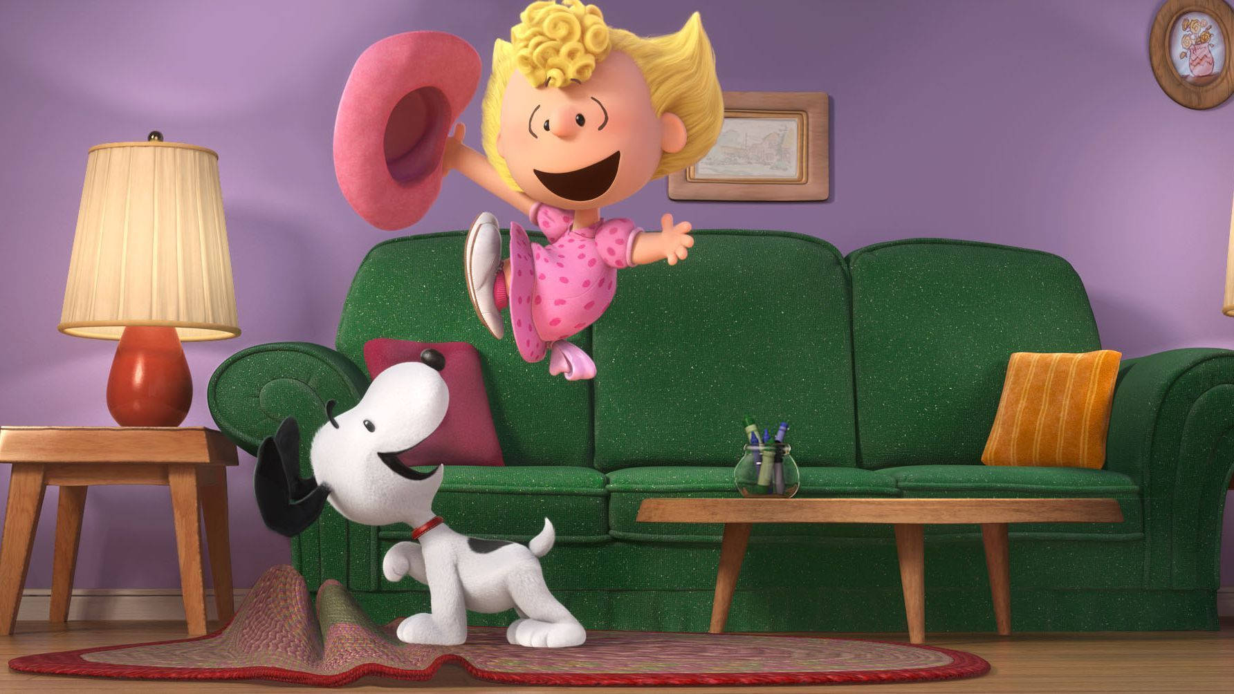 The Peanuts Movie Sally And Snoopy Background