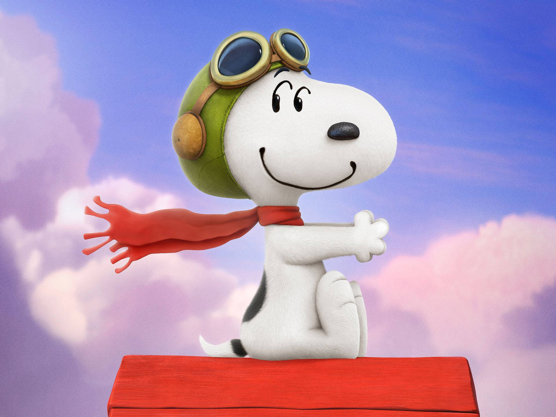 The Peanuts Movie Snoopy Waves Background