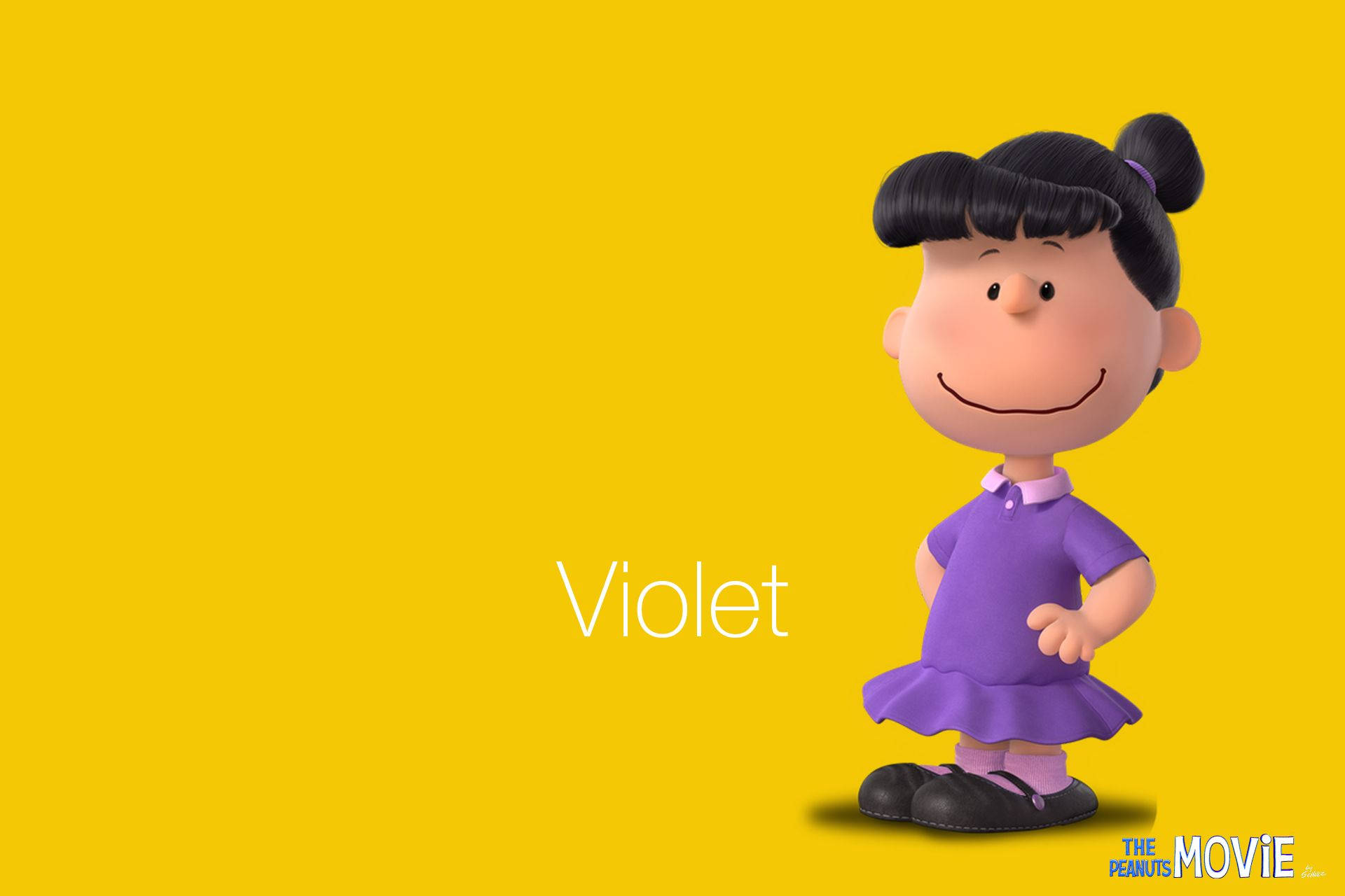 The Peanuts Movie Violet Background