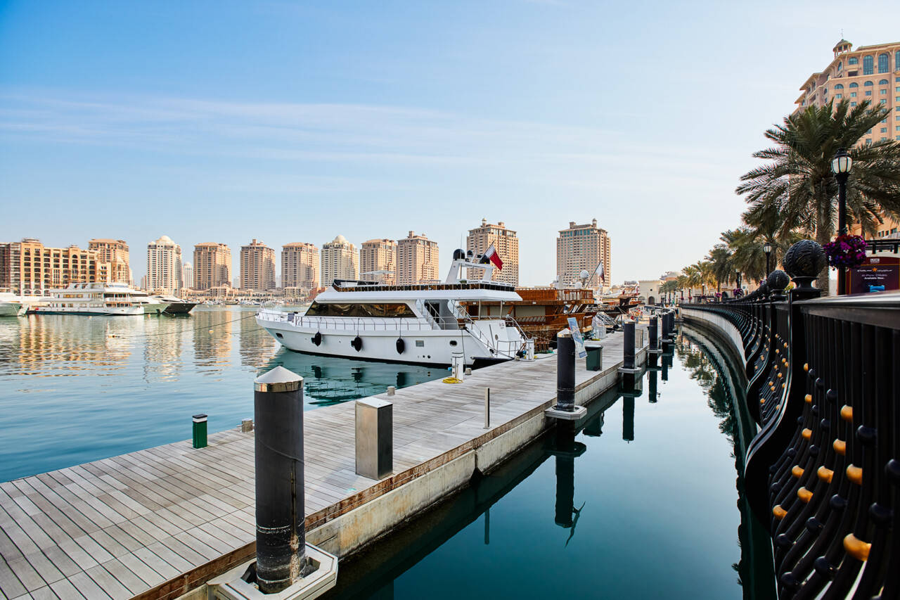 The Pearl In Qatar Background