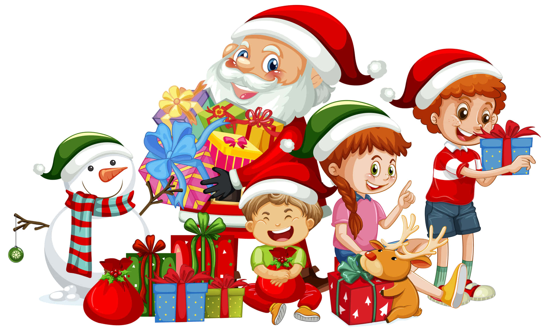 The Perfect Helpers For Santa This Christmas! Background