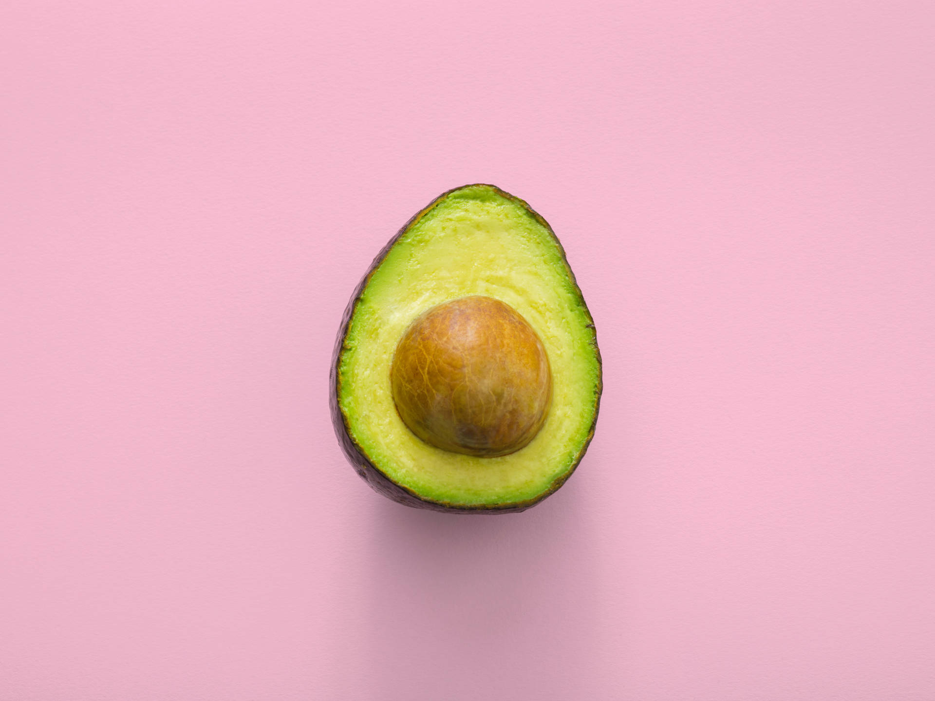 The Perfectly Balanced Pink Minimal Avocado Background