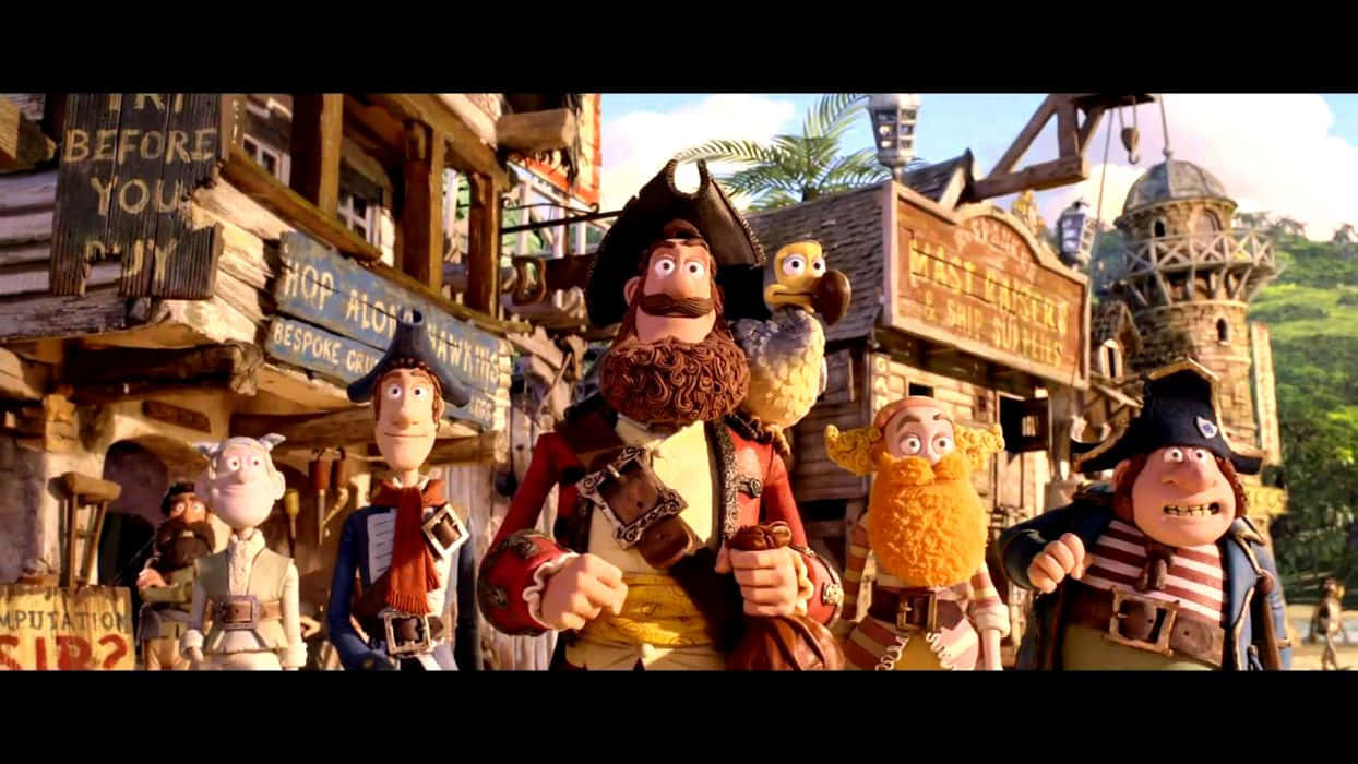 The Pirates Band Of Misfits In Town Background