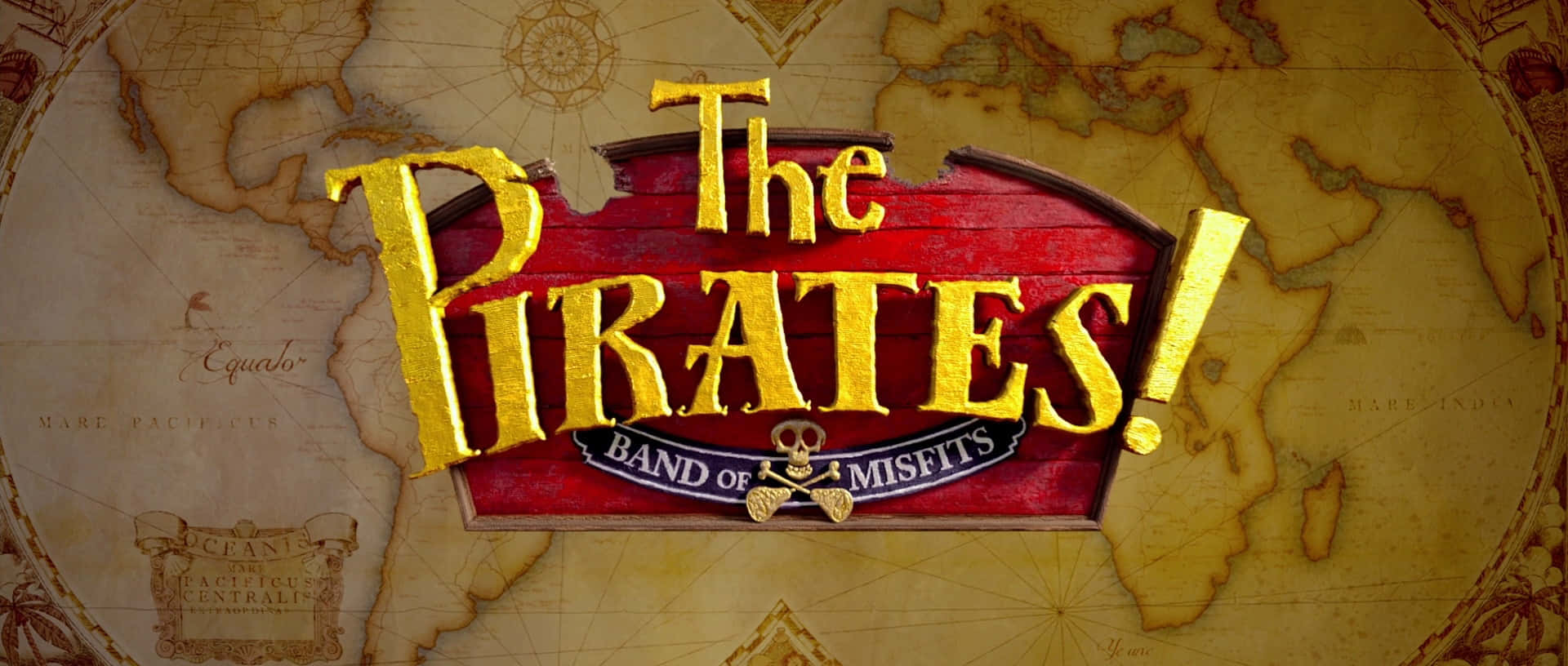 The Pirates! Band Of Misfits Movie Title Card Background