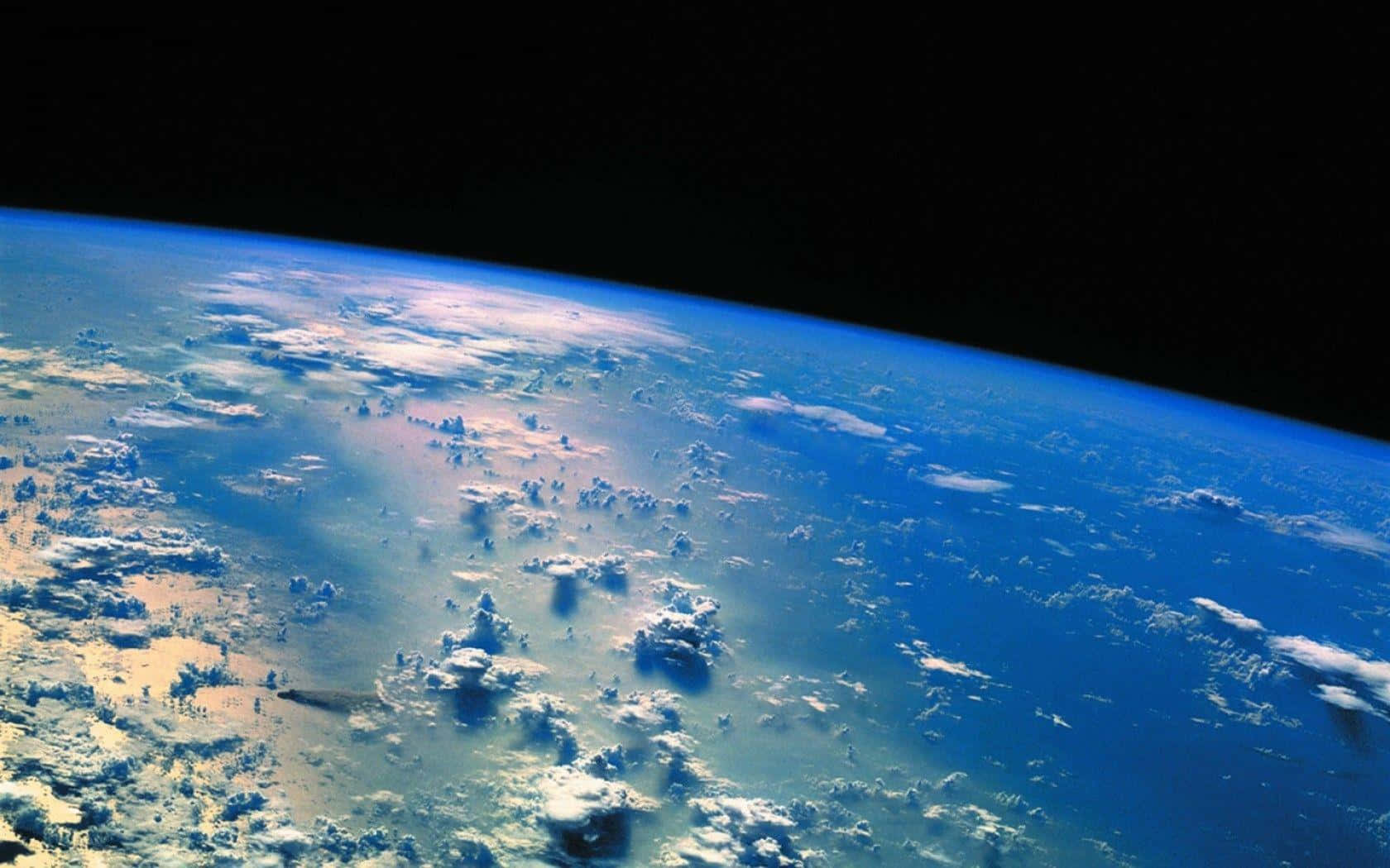 The Planet Earth Viewed From Outer Space Background