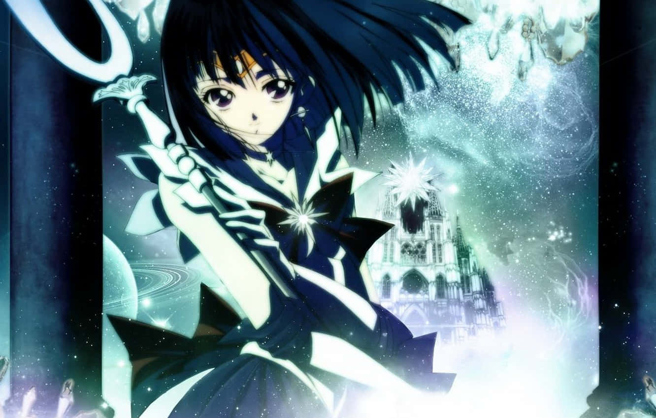“the Planet's Guardian: Sailor Saturn” Background