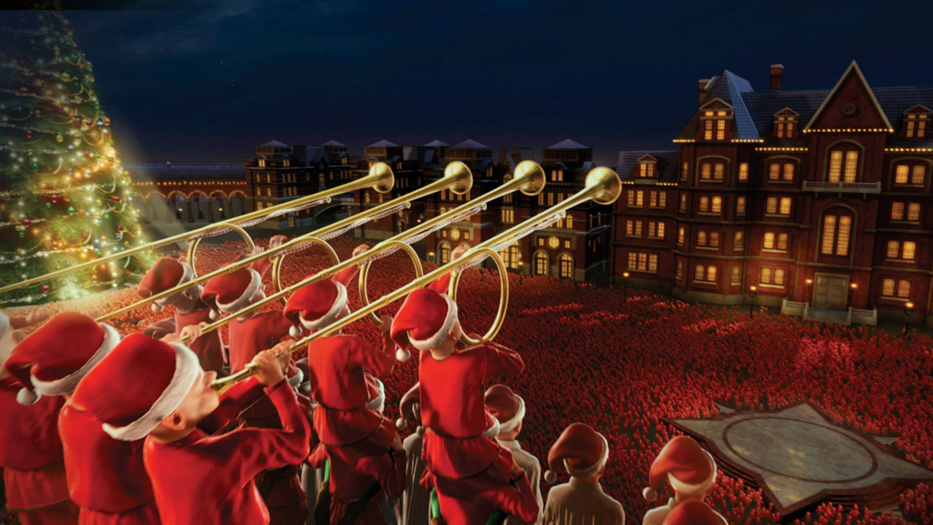 The Polar Express Film's Caroling Scene