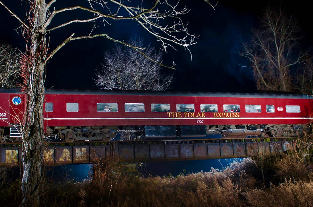 The Polar Express Train Background