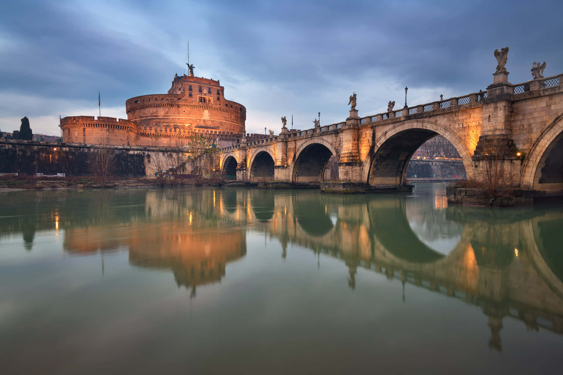 The Ponte Santangelo At Castel Santangelo