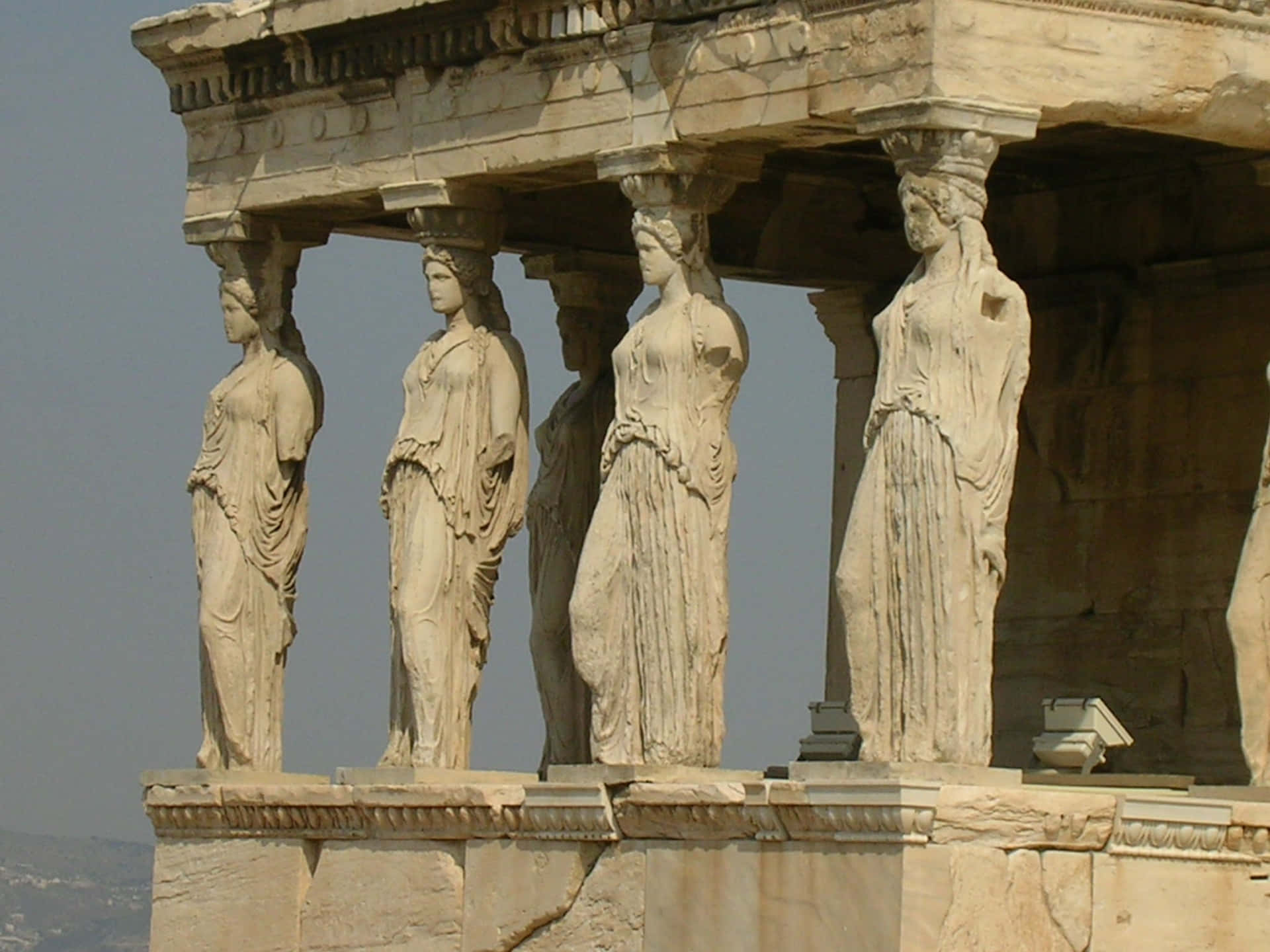 The Porch Of The Maidens At The Erechtheion