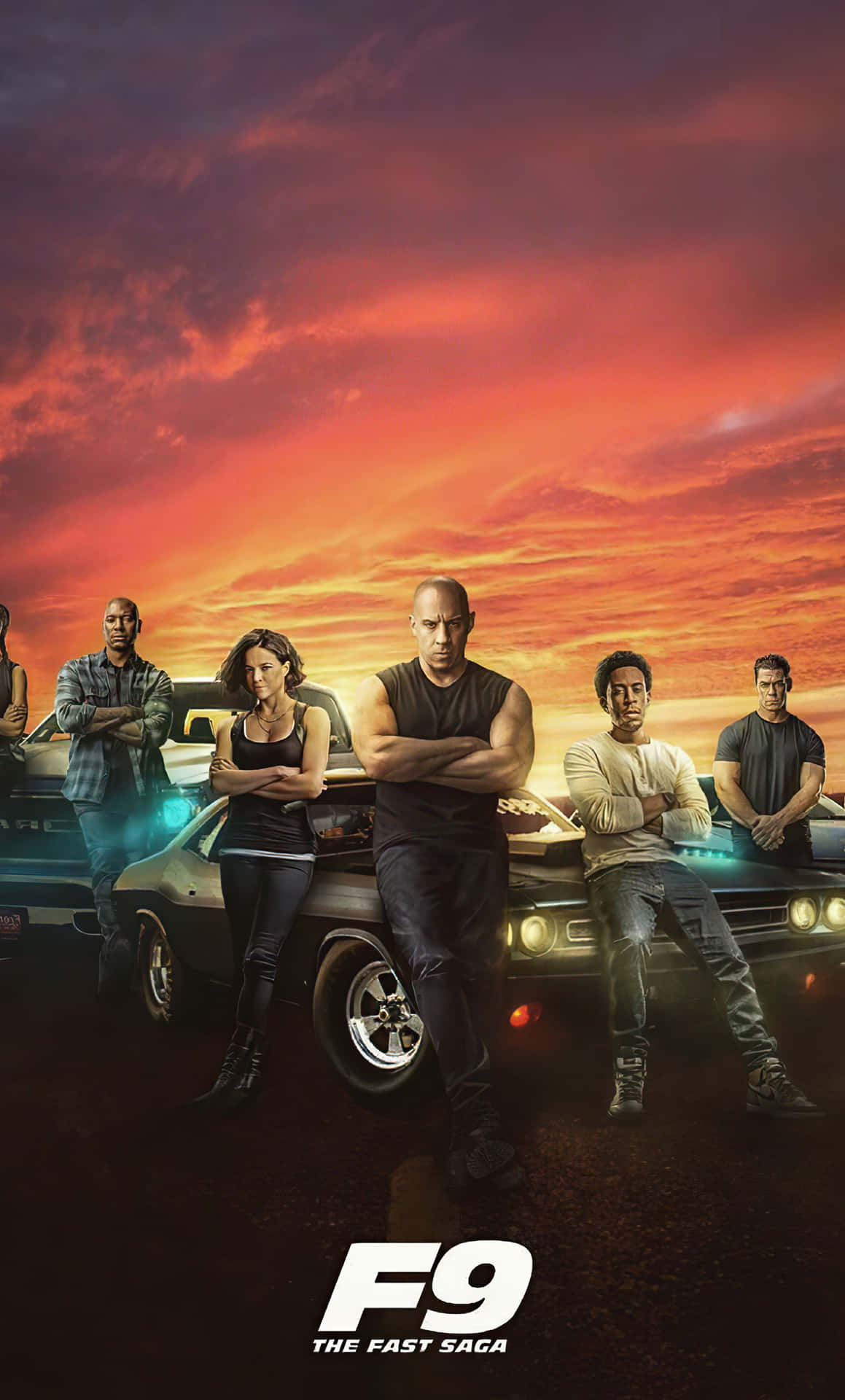 The Poster For The Fast And Furious 9 Background