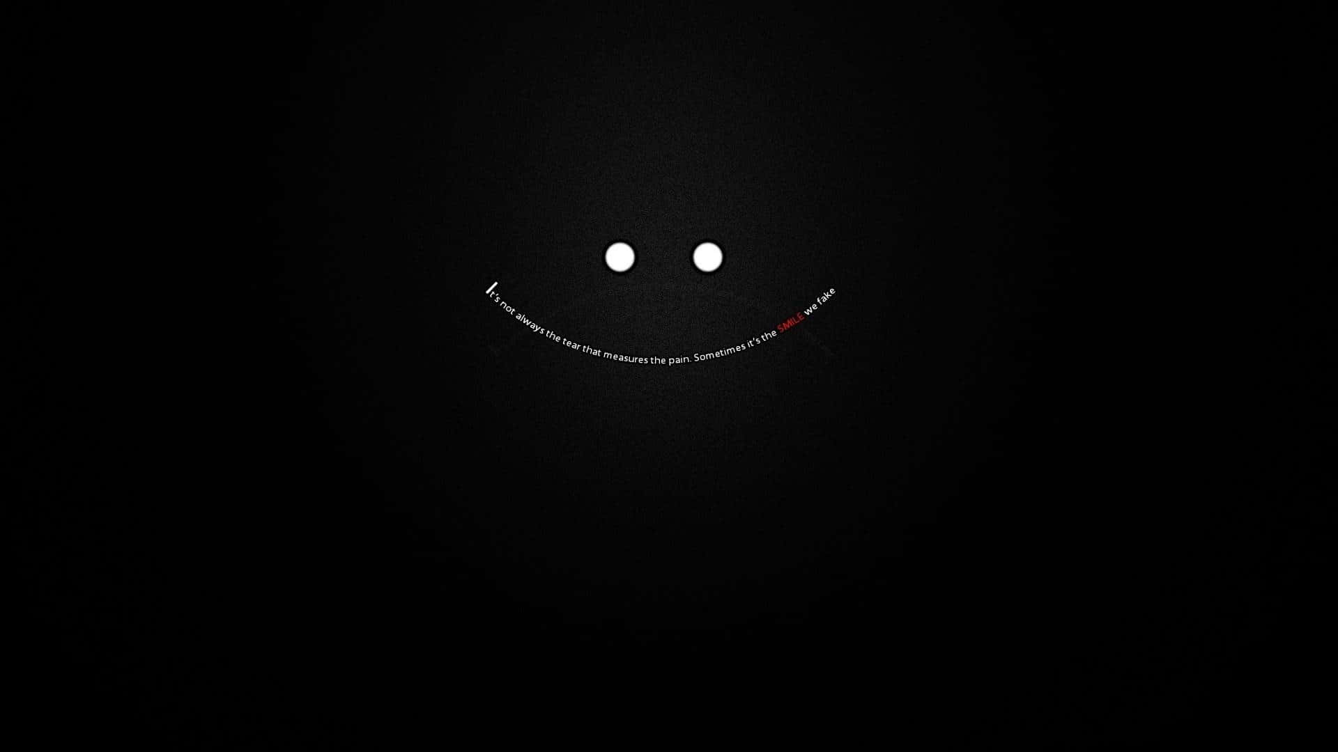 The Power Of A Black Smile Background