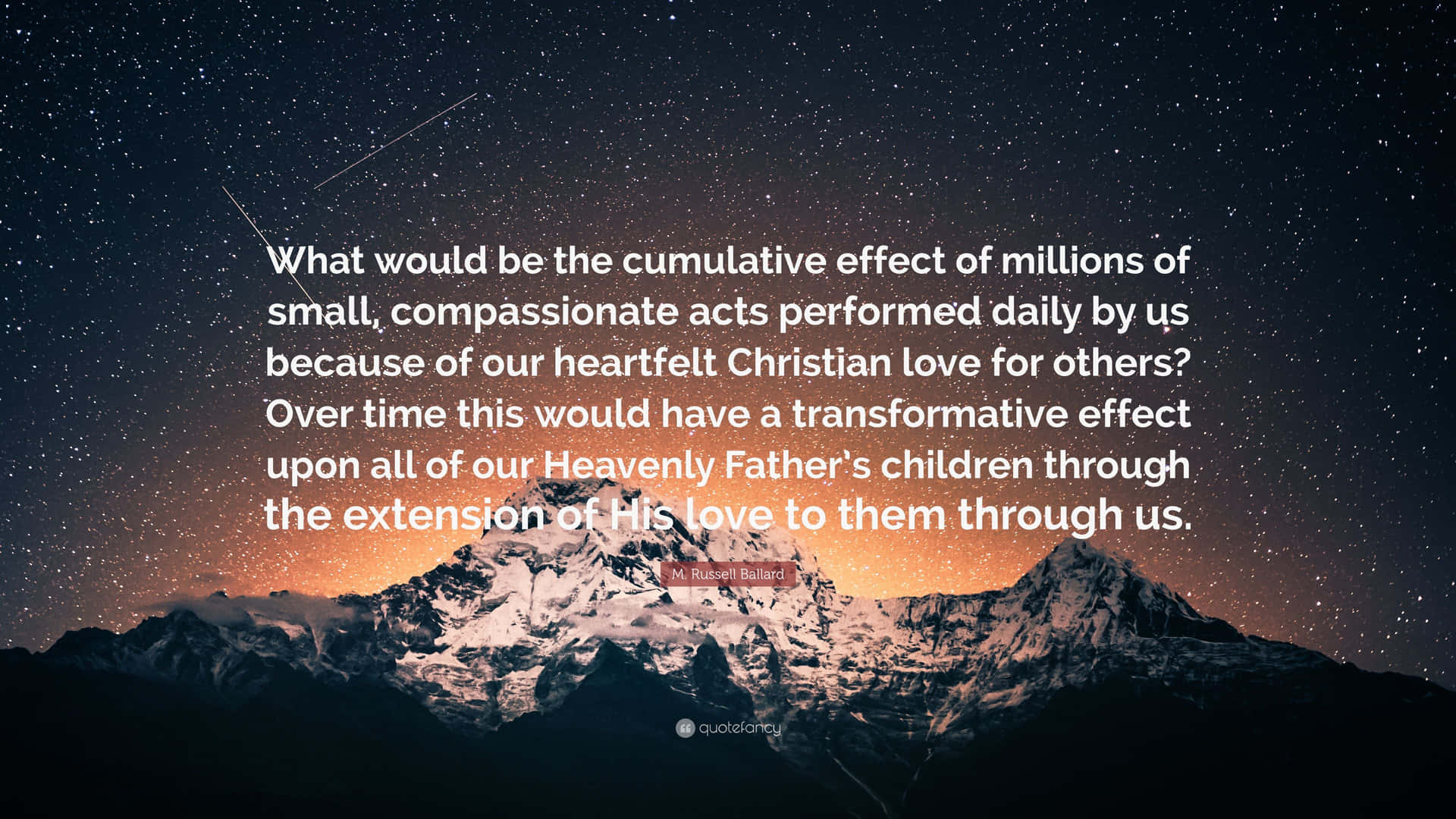 The Power Of Accumulation In Small Acts Background