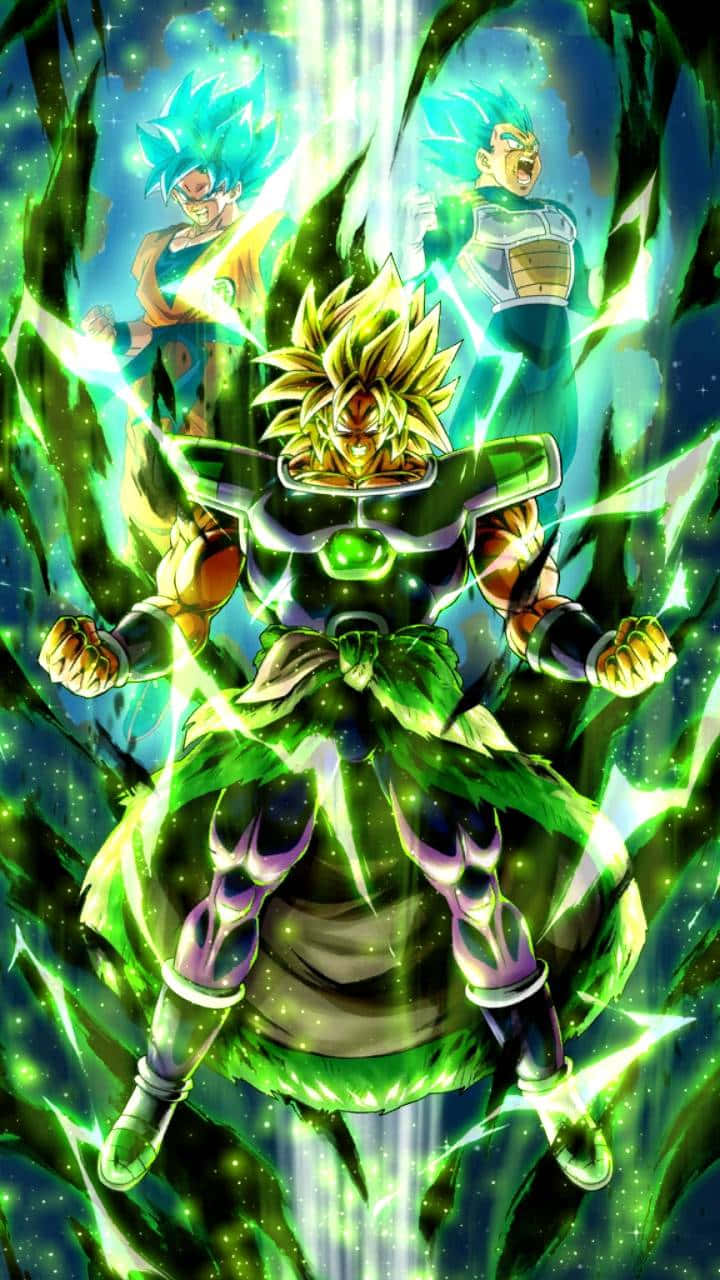 The Power Of Broly Now In Your Hands Background