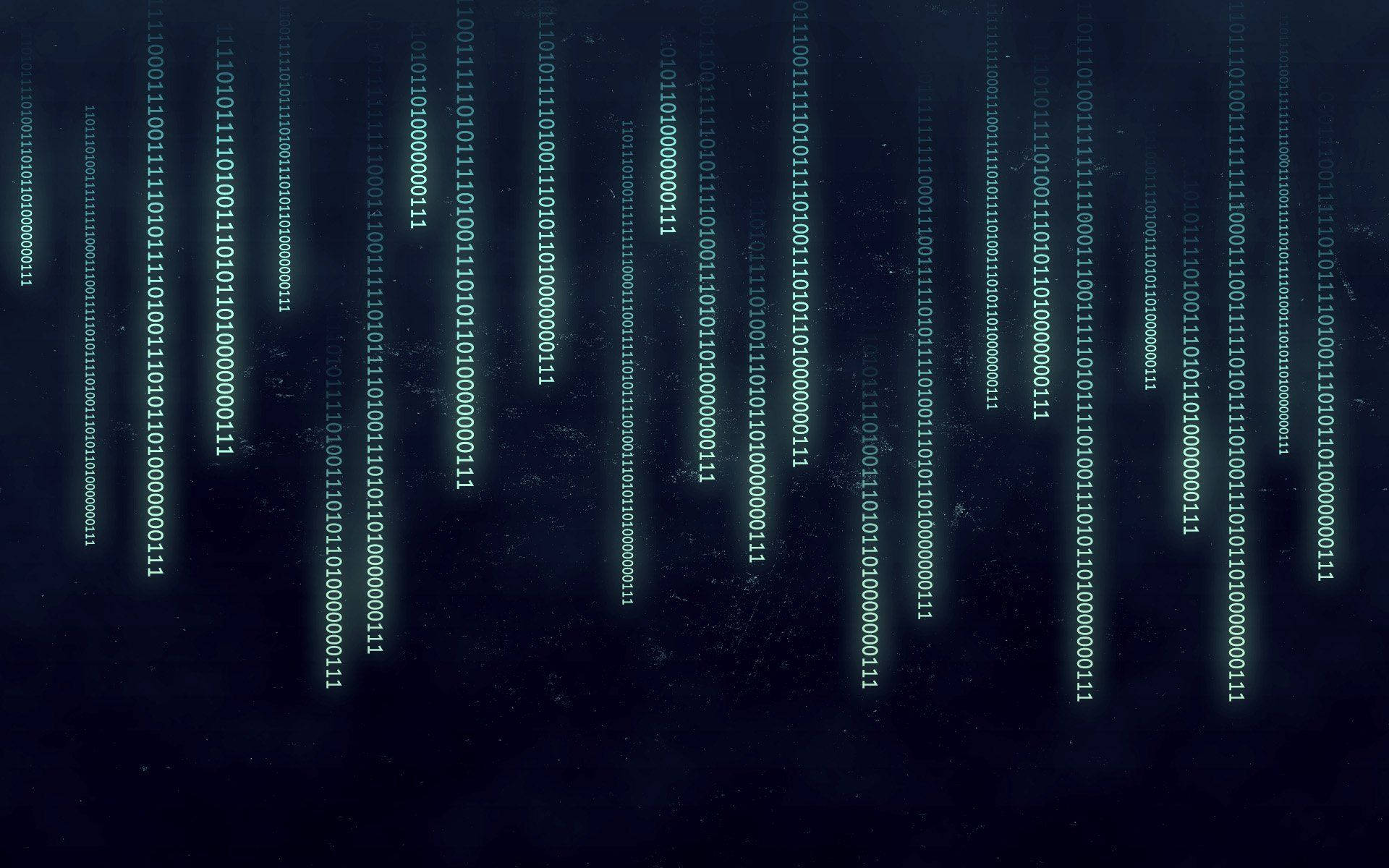 The Power Of Computer Science Explored Through Binary Code Background