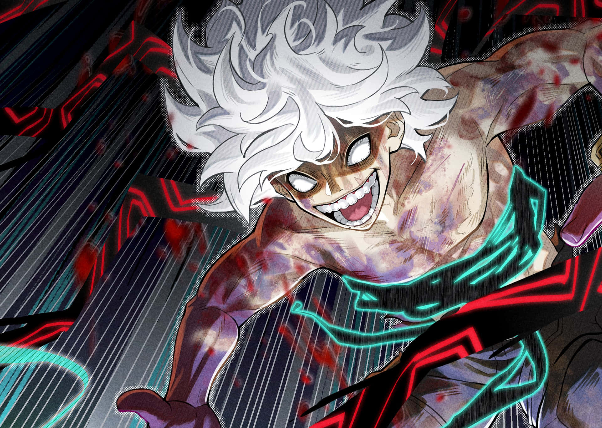 The Power Of Evil Lies In The Hand Of Shigaraki Background