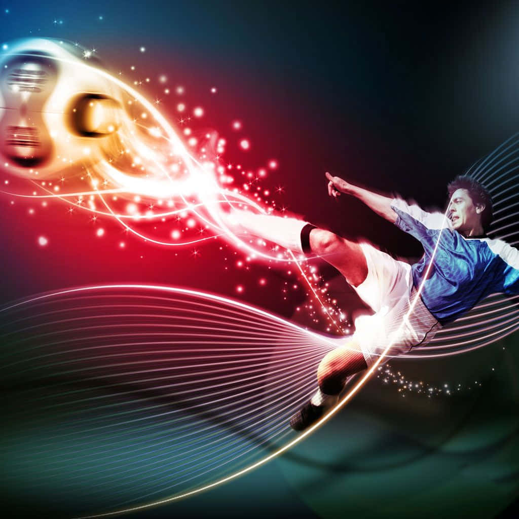 The Power Of Fire & Football Background