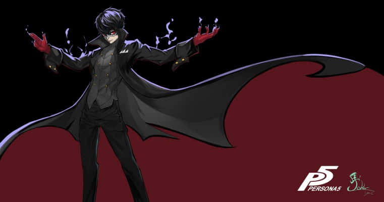 The Power Of Rebellion - Persona 5 Logo Background