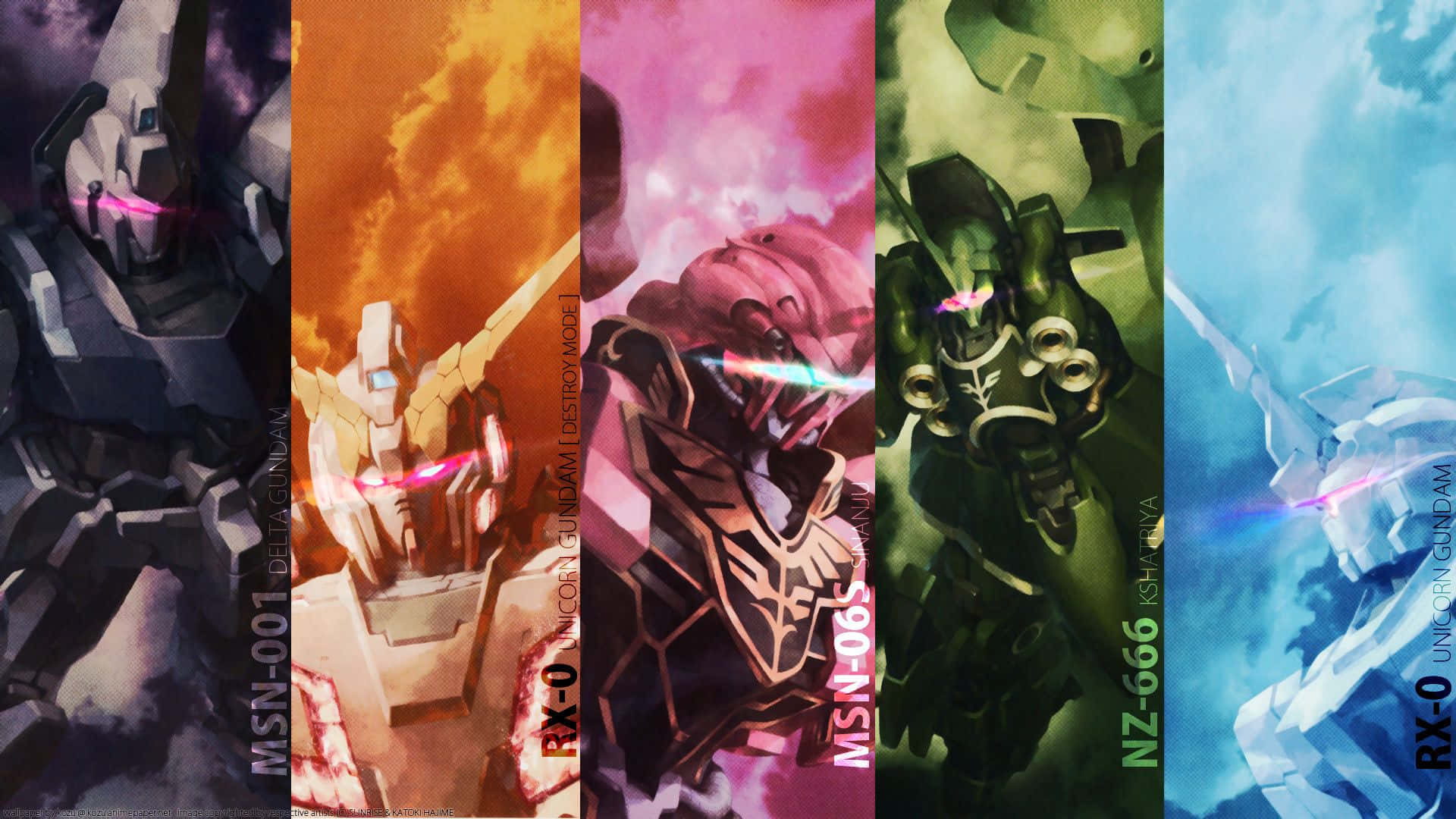 “the Power Of The Gundams: The Legendary Unicorn” Background
