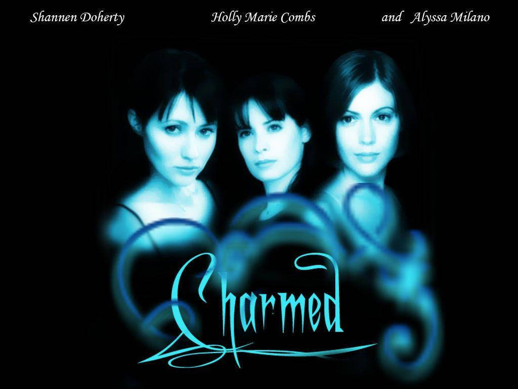 The Power Of Three - Charmed Characters Piper, Phoebe, And Paige Background