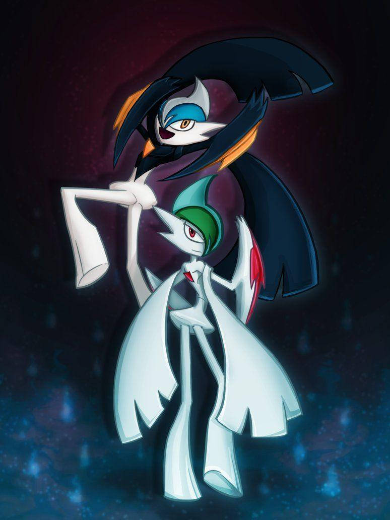 The Powerful Evolution, Mega Gallade In Action Background