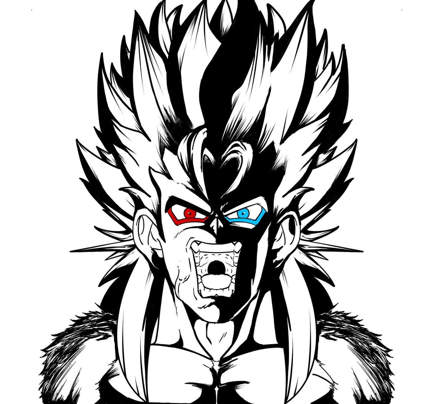 The Powerful Saiyan Prince, Vegeta Background