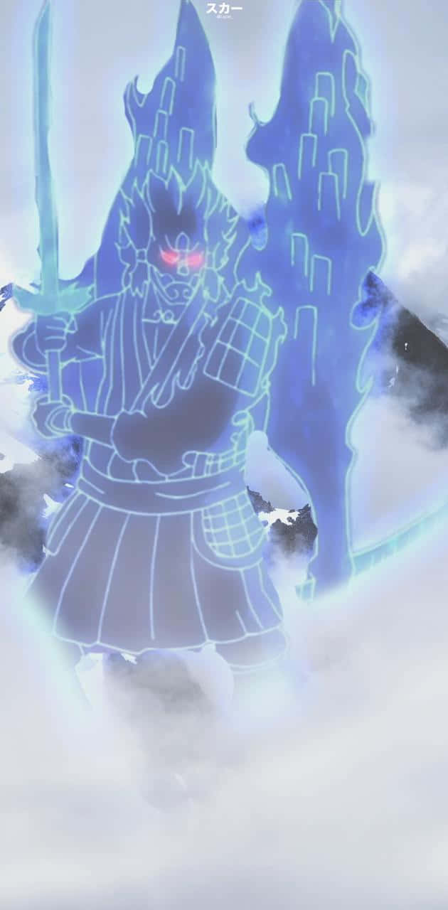 The Powerful Susanoo, A Divine Spirit Summoned By Kakashi Of The Hidden Leaf Village Background