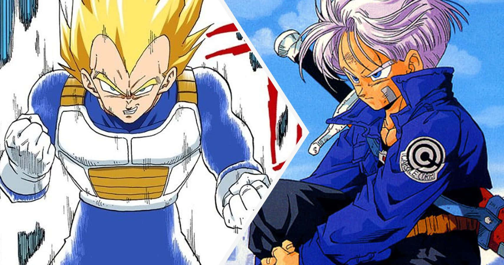 The Powerful Warrior Trunks Of Dragon Ball Z Background