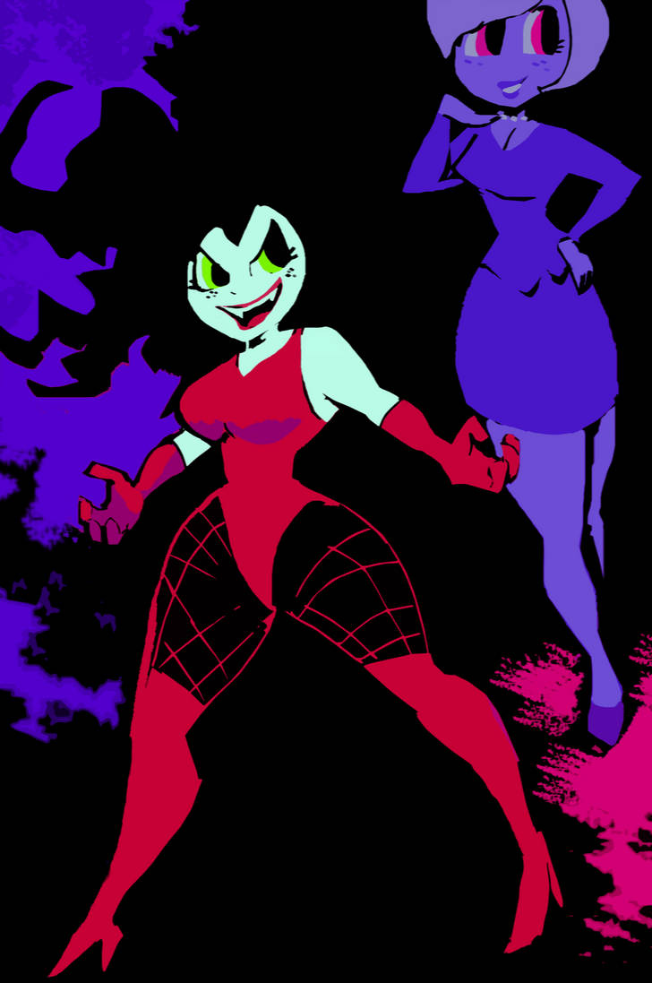 The Powerpuff Girls Sedusa Villain Background