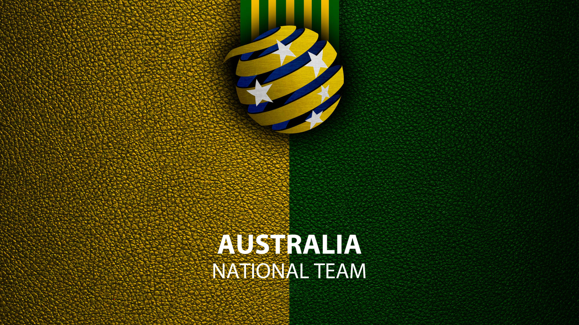 The Pride Of Australia - The National Football Team's Fifa Logo Background