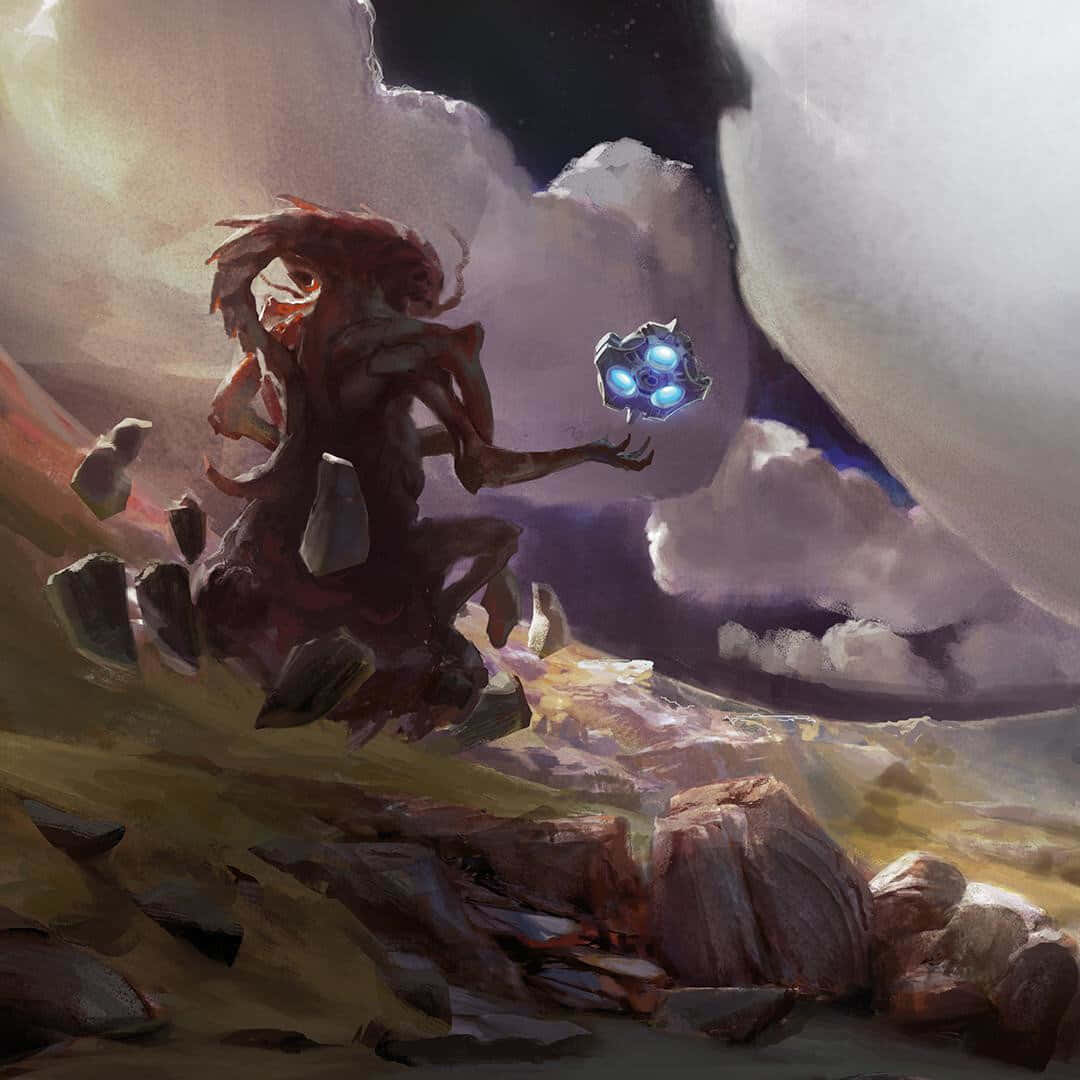 The Primordial From Halo Background