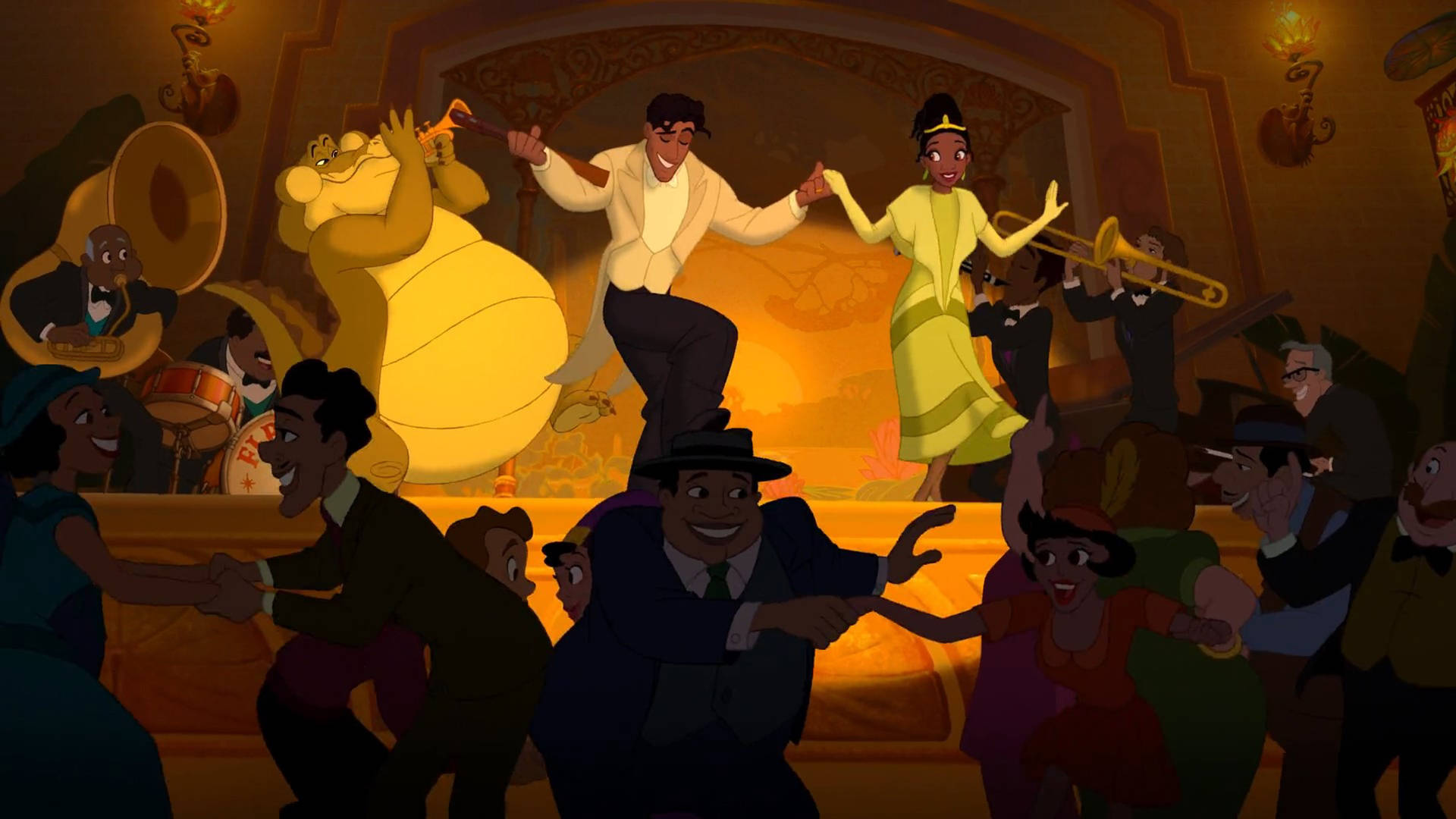 The Princess And The Frog Dancing Background