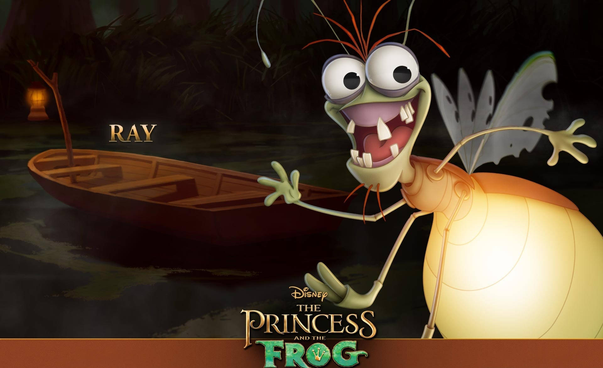 The Princess And The Frog Ray Poster Background
