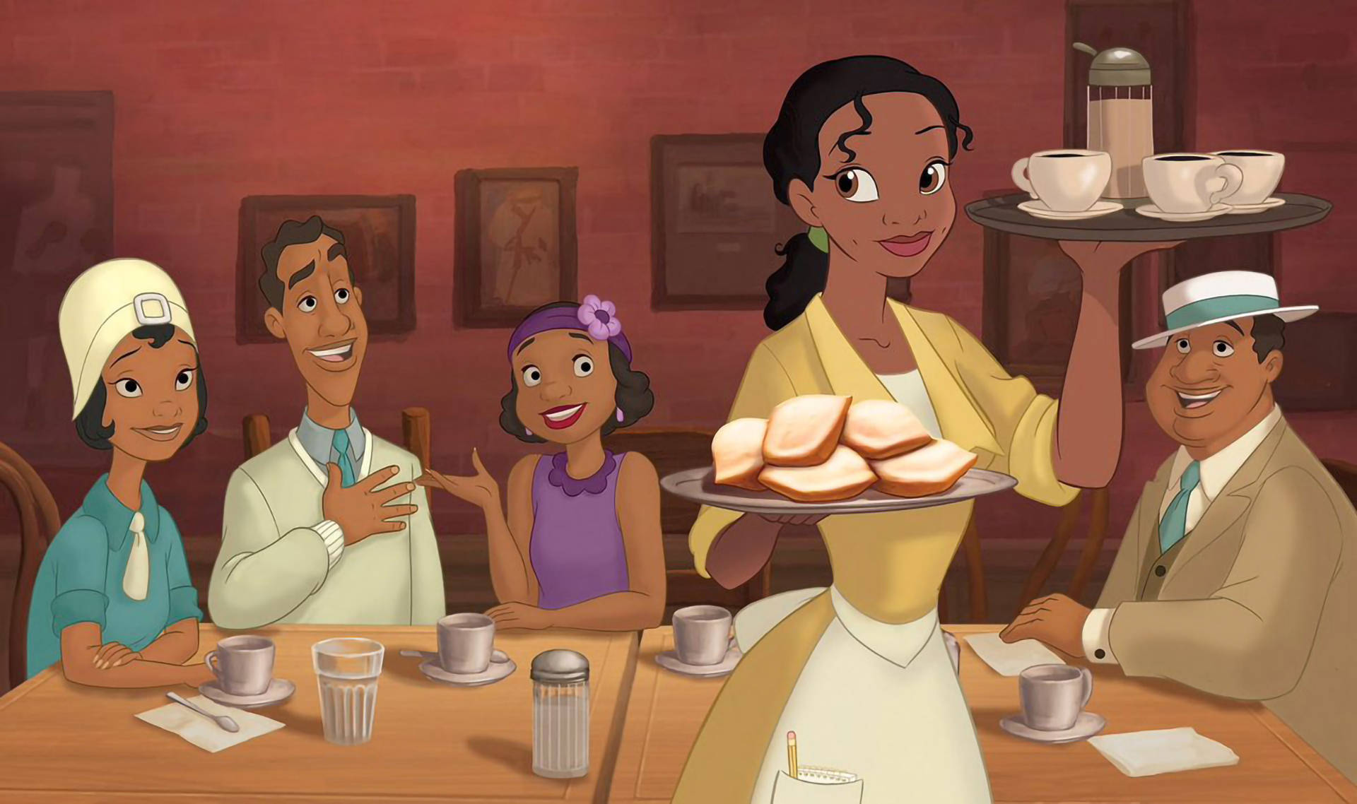 The Princess And The Frog Waitress Tiana